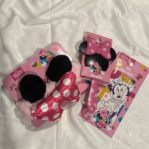 Headband, brush, and nail files